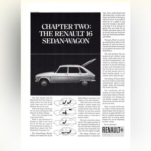 5/$20 Renault 1968 Advertisement